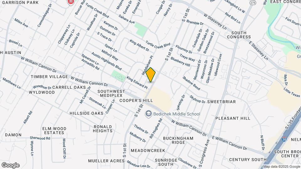 6504 S 1st St Map and Location Details