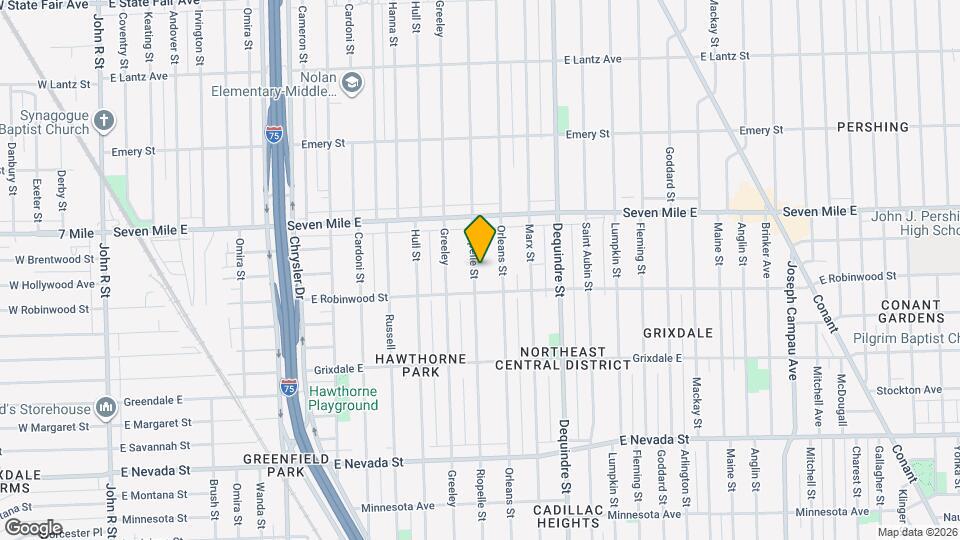 18846 Riopelle St Map and Location Details