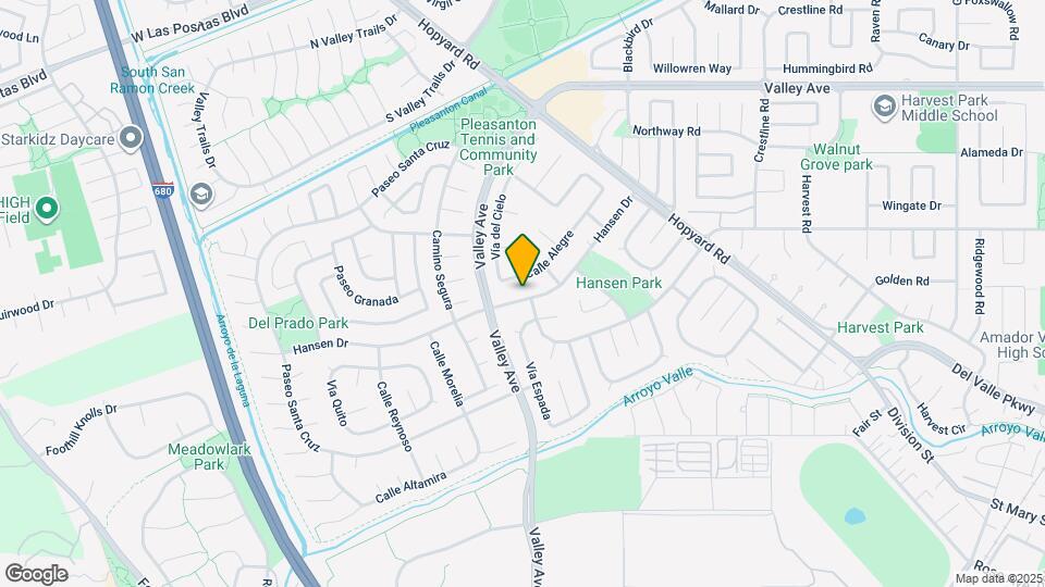 5951 Hansen Dr Map and Location Details