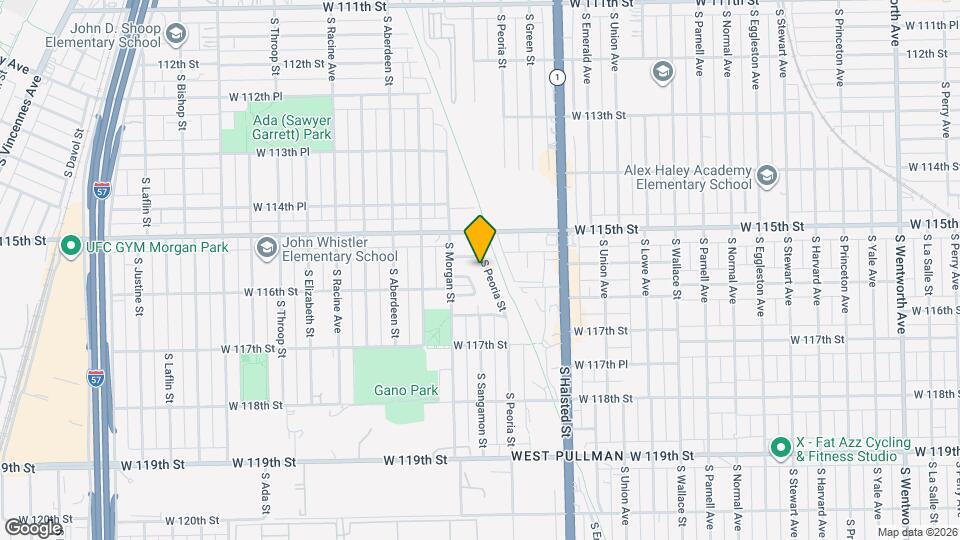 11540 S Peoria St Map and Location Details