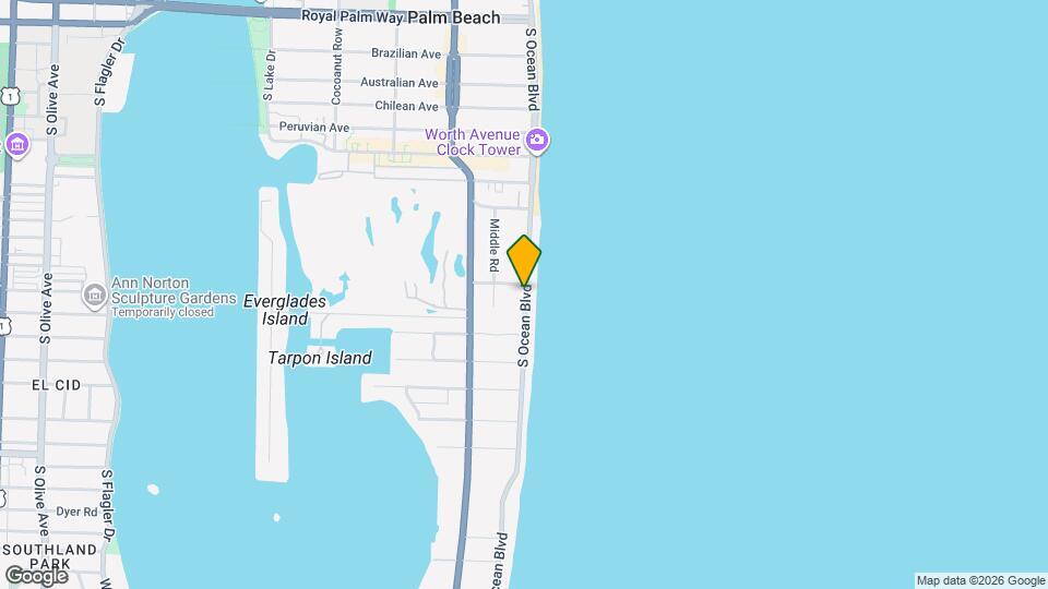 501 S Ocean Blvd Mapa y Detalles de la Ubicación