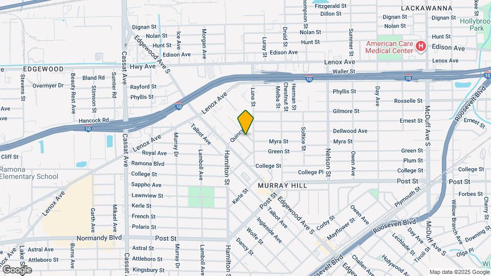 620 Comet St Map and Location Details