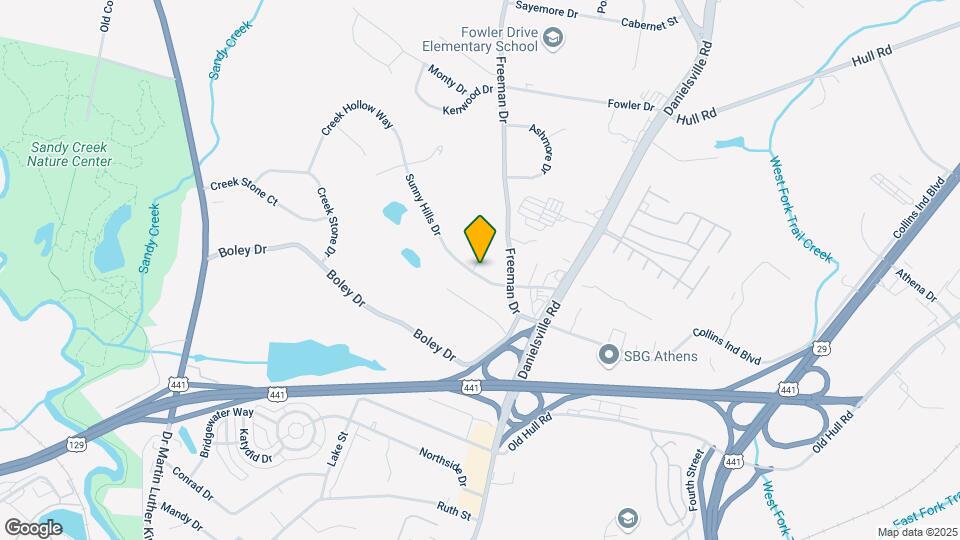 124 Sunny Hills Dr Map and Location Details