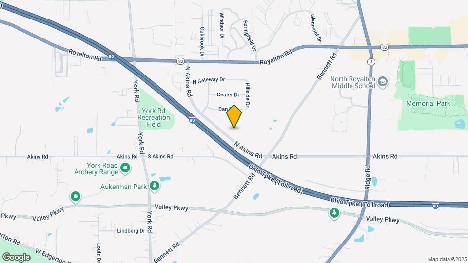 8224 N Akins Rd Map and Location Details