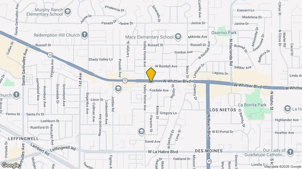 2530 W Whittier Blvd, Unit 8 Map and Location Details