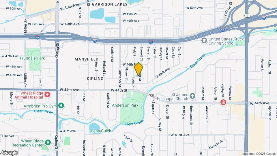 4519 Everett Ct Map and Location Details