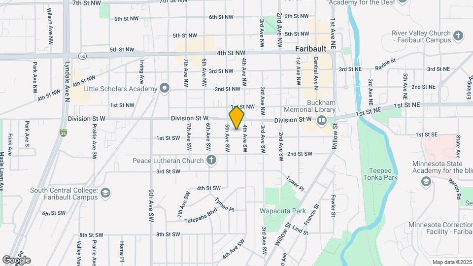 416 1st St SW Map and Location Details