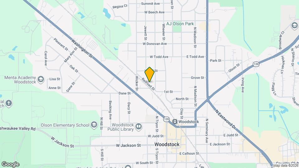 326 Railroad St Map and Location Details