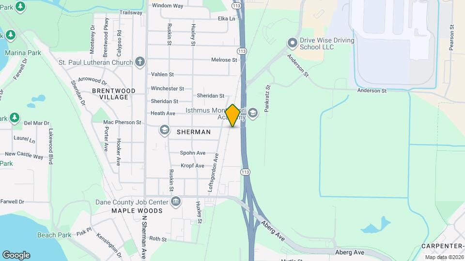 2107 Schlimgen Ave Map and Location Details