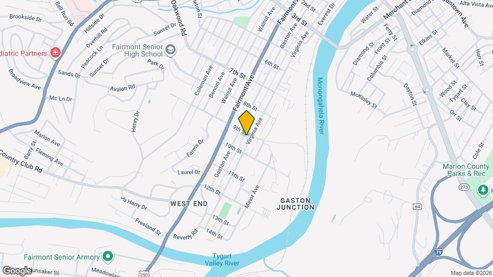 907 Virginia Ave, Unit 2 Mapa y Detalles de la Ubicación