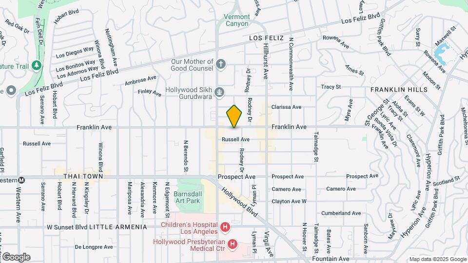 4616 Franklin Ave, Unit 4616 Franklin ave Mapa y Detalles de la Ubicación