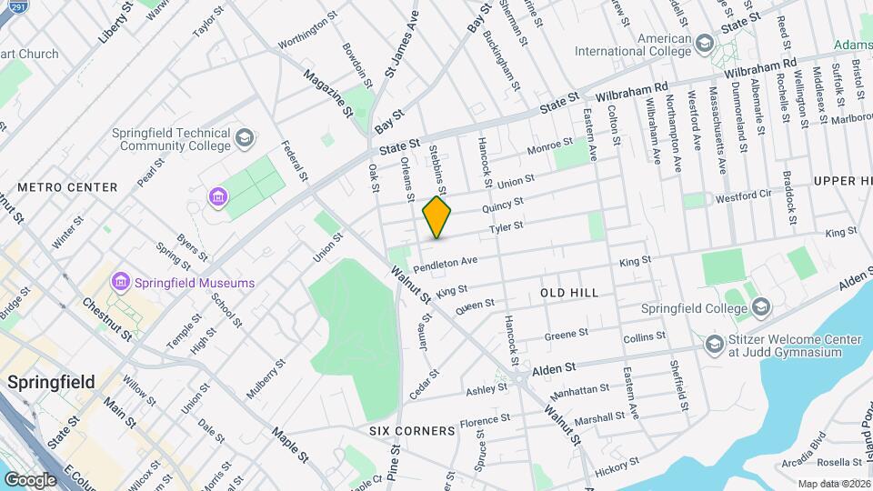 59 Tyler St, Unit 1 Map and Location Details