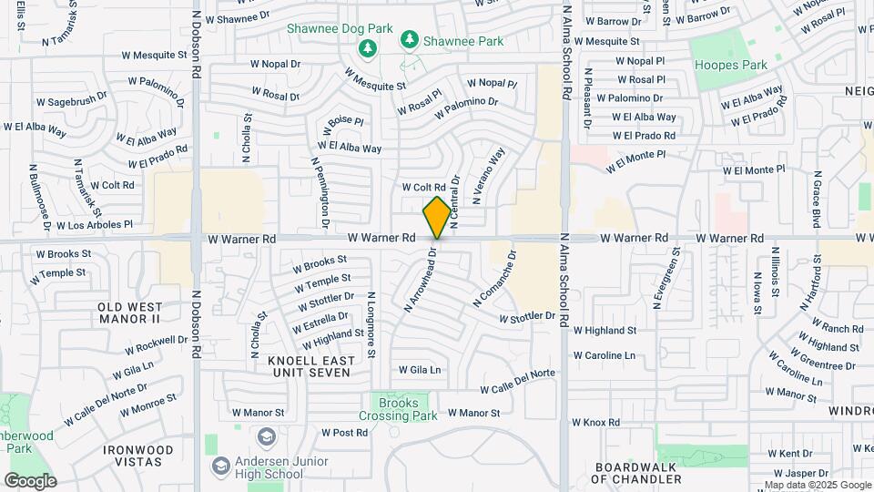 1328 W Brooks St Map and Location Details