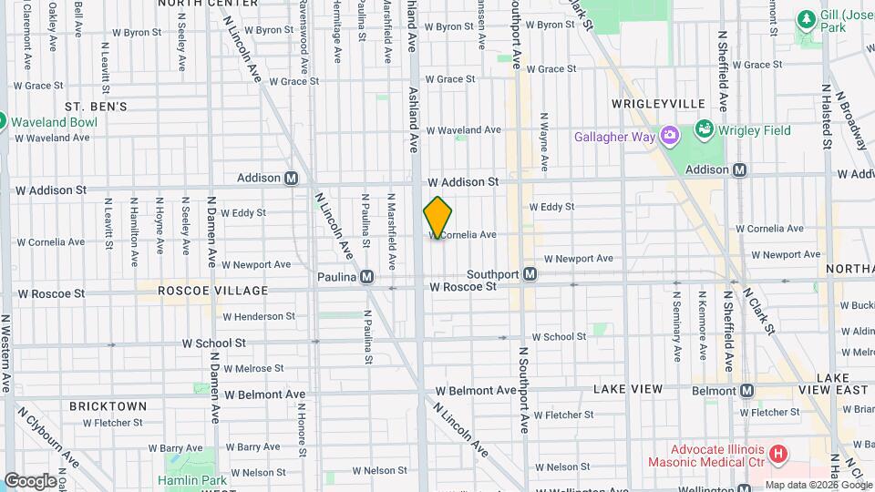 3450 N Bosworth Ave, Unit G Mapa y Detalles de la Ubicación