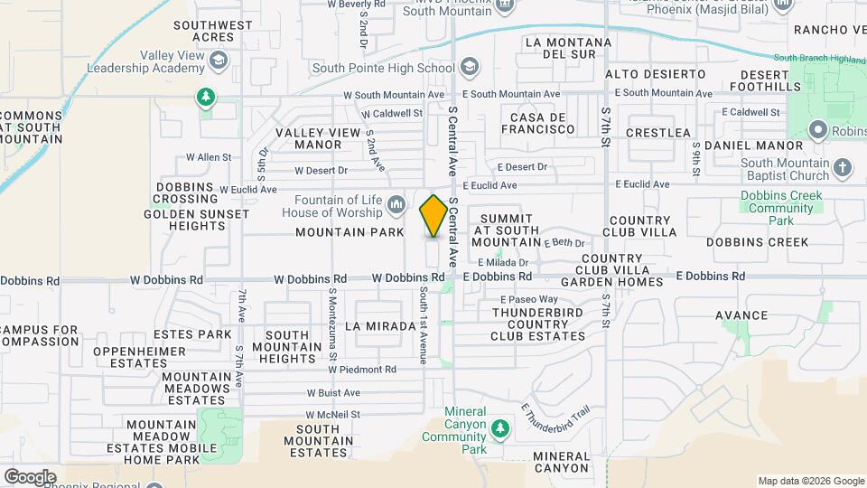 111 W Beth Dr Map and Location Details