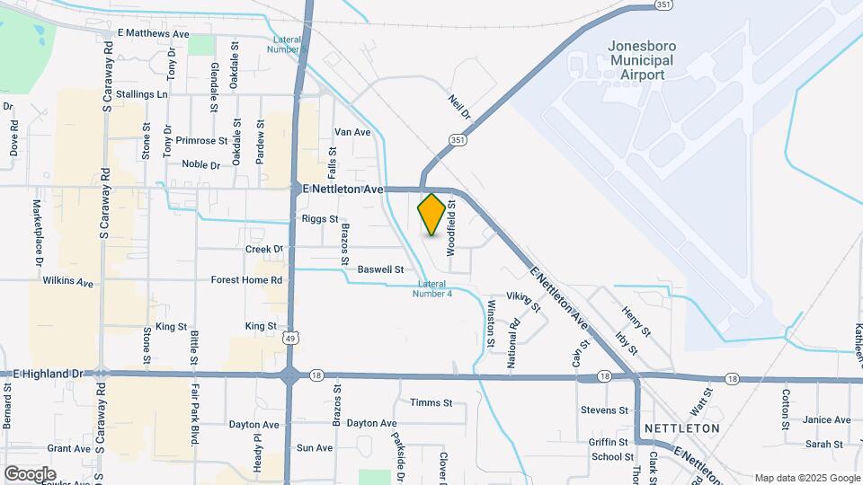 1502 Nelms St Map and Location Details