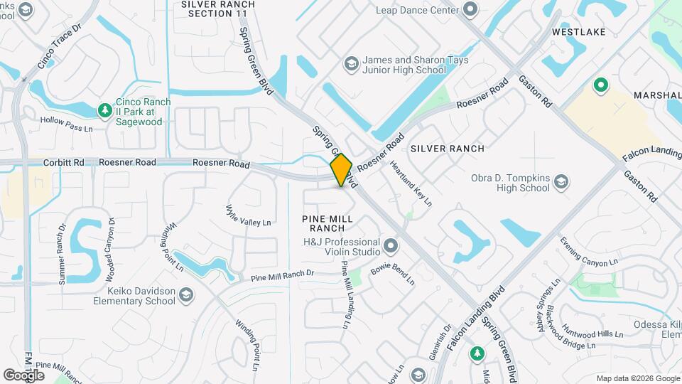 26435 Marble Falls Bend Map and Location Details