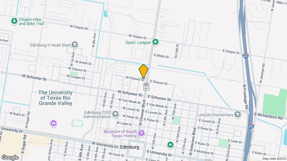 12 W Chavez St Map and Location Details