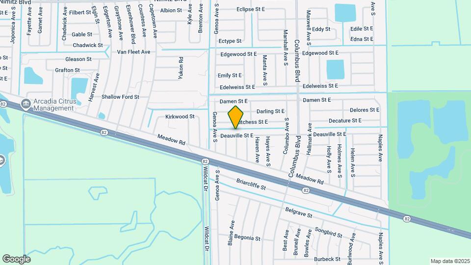 1123 Deauville St E Map and Location Details