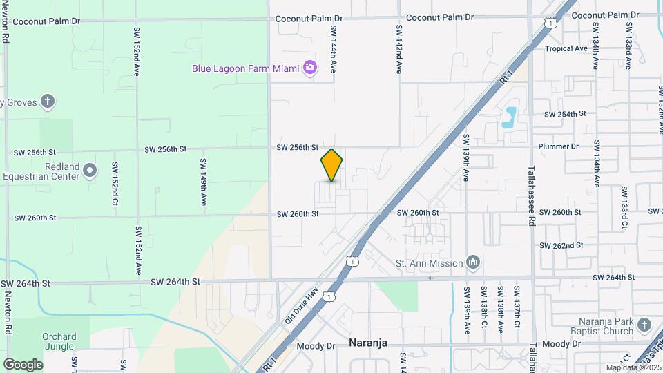25834 SW 144th Ave Map and Location Details