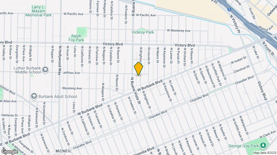 1231 N Brighton St Map and Location Details