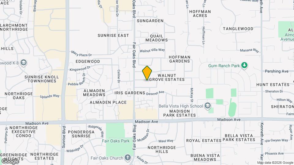 8130 Treecrest Ave Map and Location Details