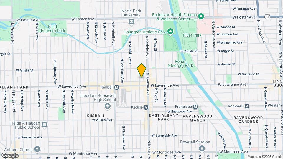 4821 N Sawyer Ave Map and Location Details