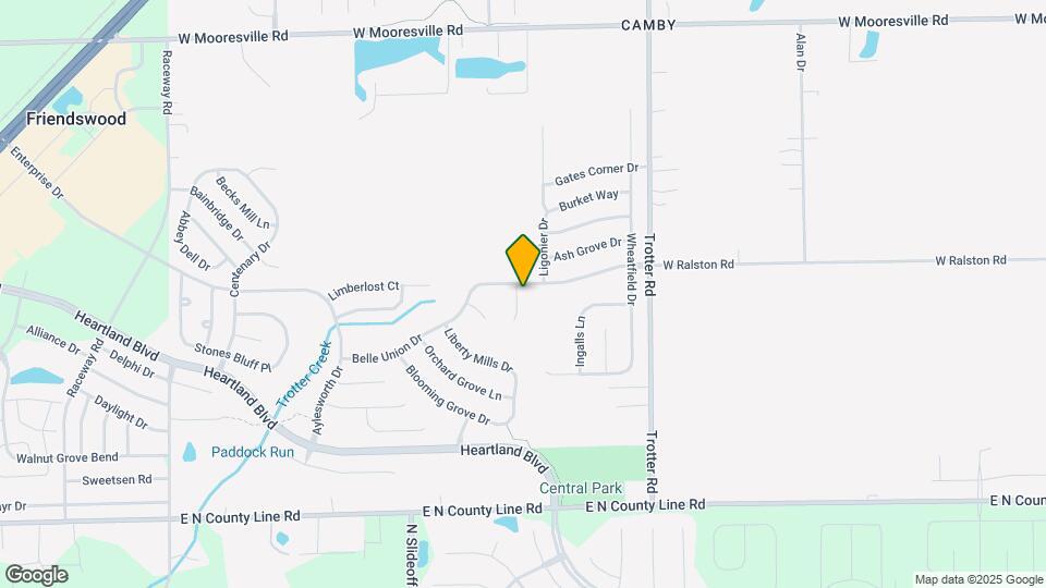 8533 Belle Union Ct Mapa y Detalles de la Ubicación