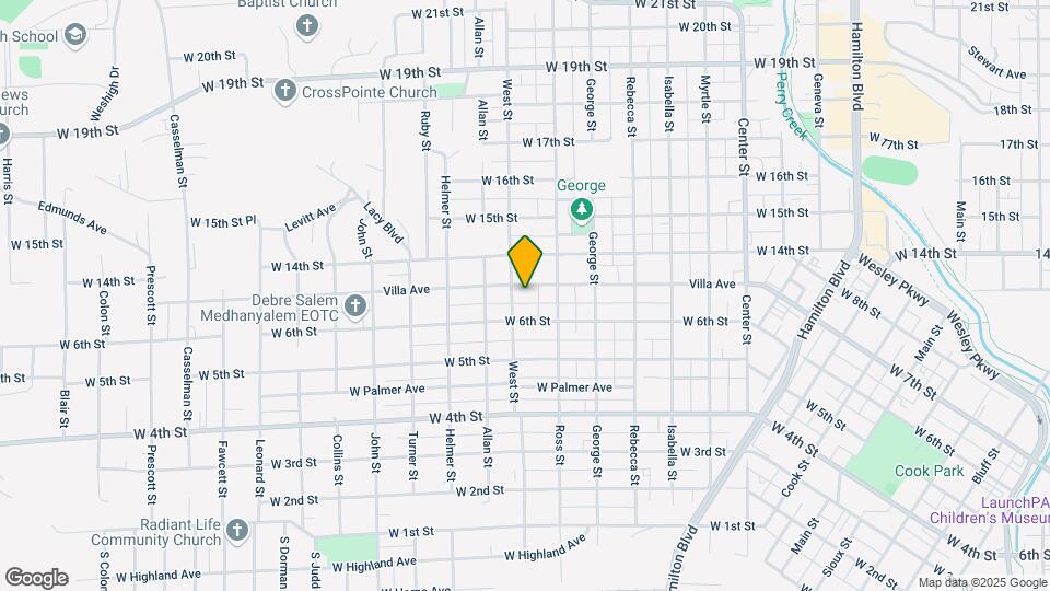 1626 Villa Ave Map and Location Details