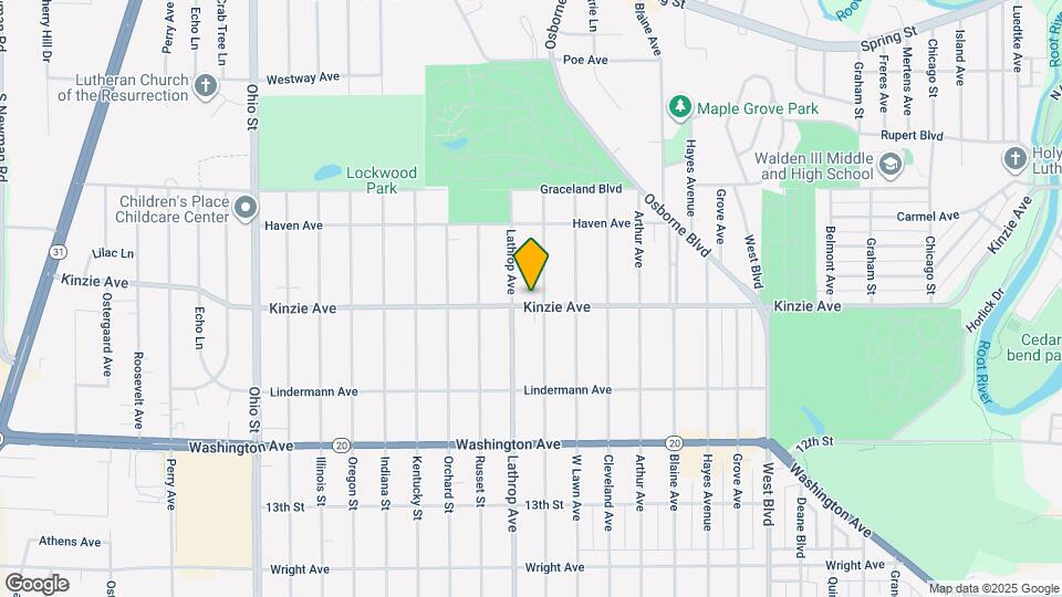 3812 Kinzie Ave Map and Location Details