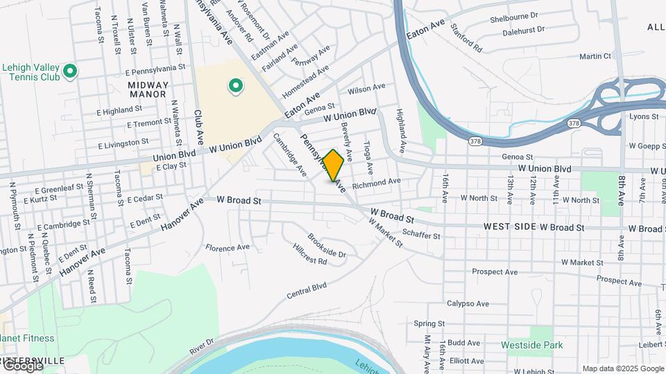 705 Pennsylvania Ave Map and Location Details