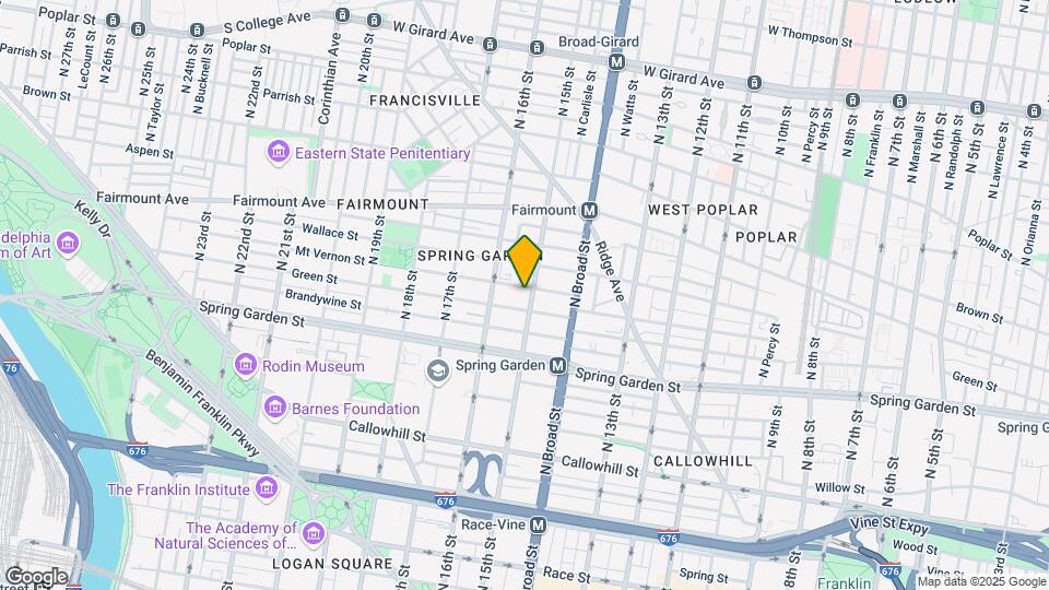 1504 Mt Vernon St Map and Location Details