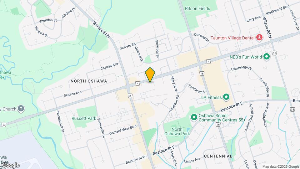 53 Taunton Rd E Map and Location Details