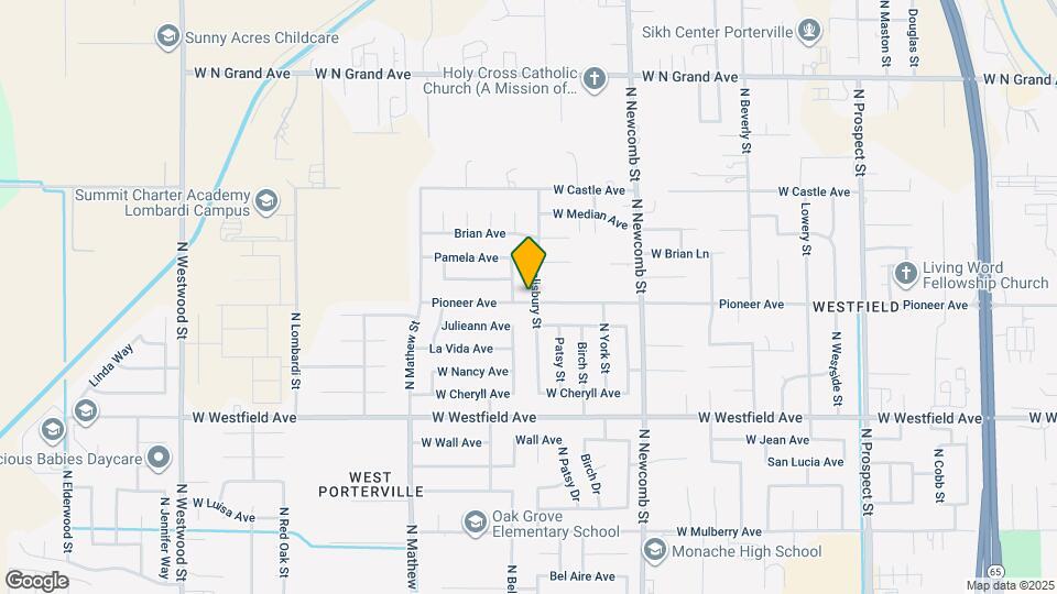 1401 N Salisbury St Map and Location Details