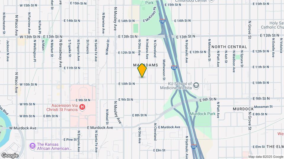 1114 N Ohio Ave, Unit 1 Map and Location Details