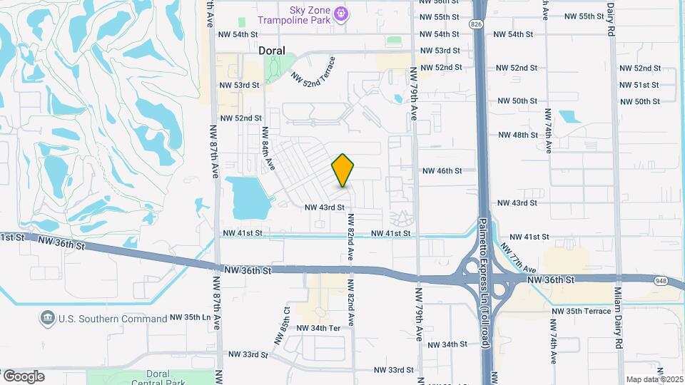 8229 NW 44th St Map and Location Details