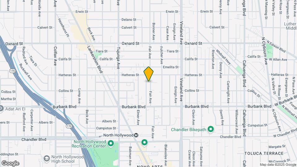 5723 Fair Ave Map and Location Details