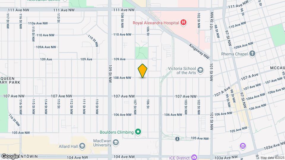 10603-10108 108 Ave NW Map and Location Details
