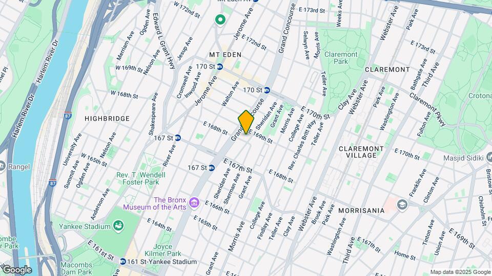 1267 Sheridan Ave Map and Location Details