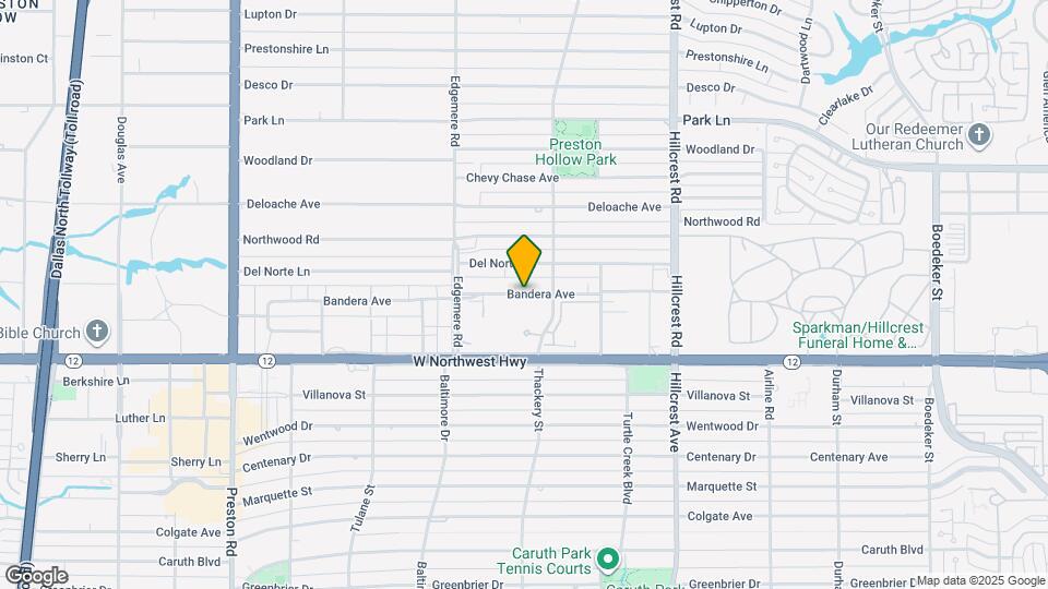 Park Hollow Map and Location Details