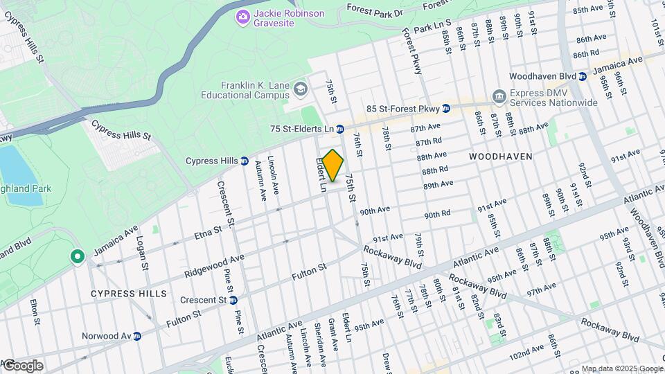 74-11 88th Rd, Unit 1 Map and Location Details
