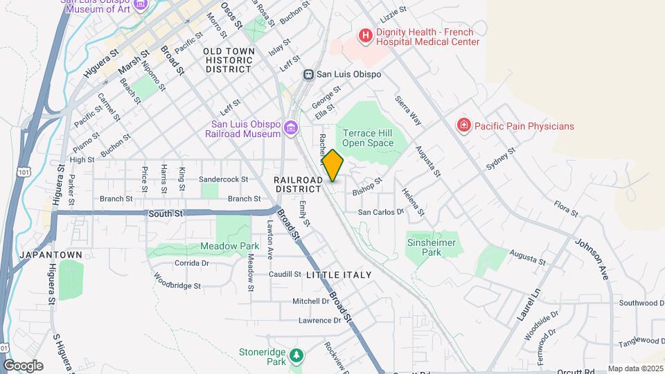 1334 Ella St Map and Location Details