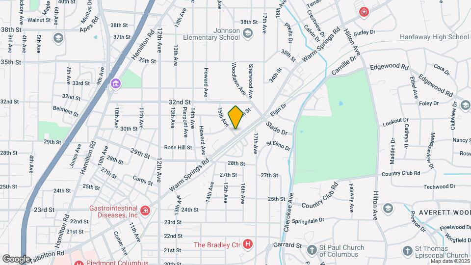1501 Warm Springs Rd Map and Location Details