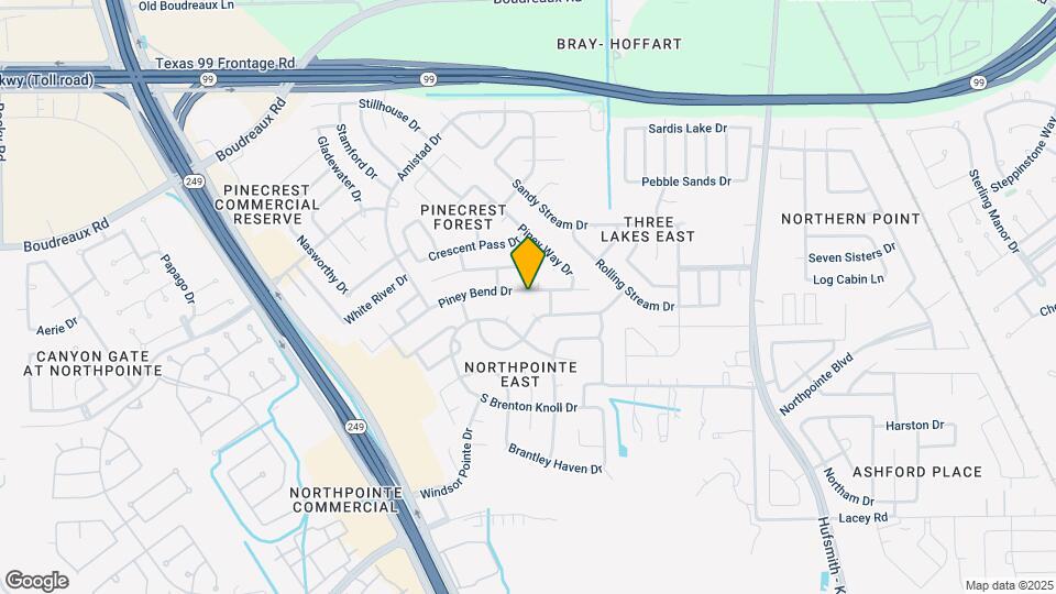11919 Piney Bend Dr Map and Location Details
