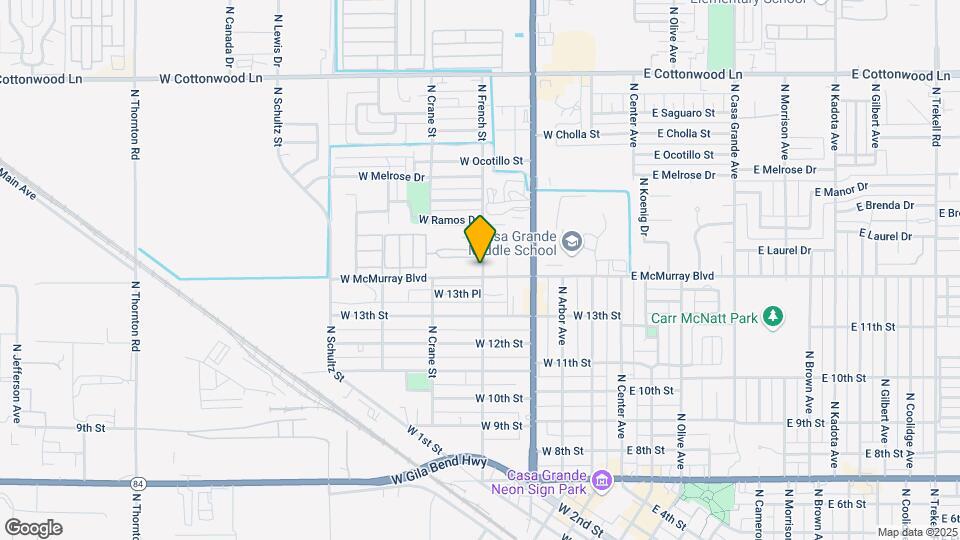 1403 N French St Map and Location Details