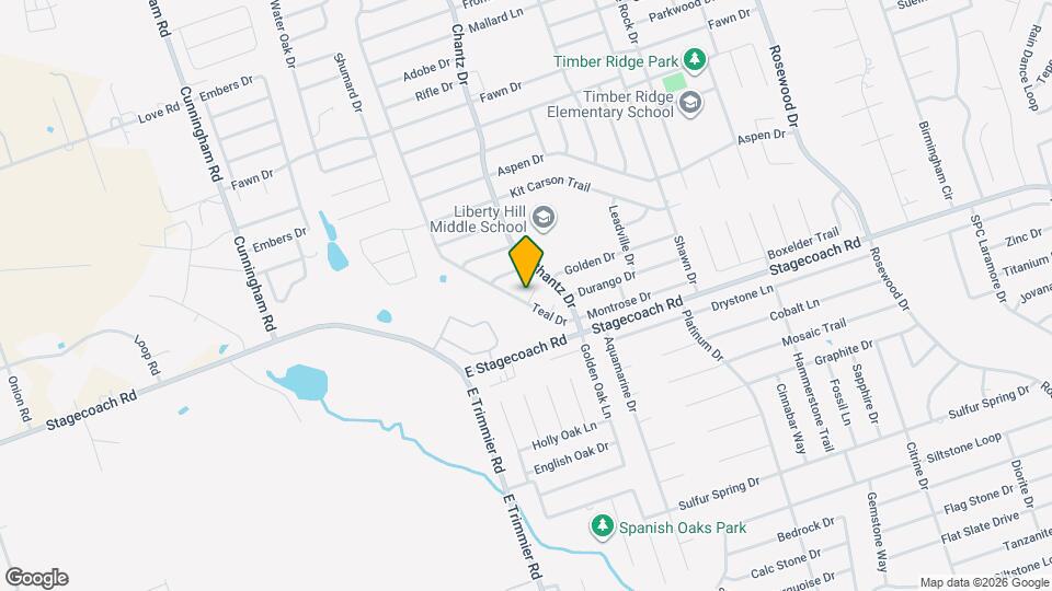 5504 Teal Dr Map and Location Details