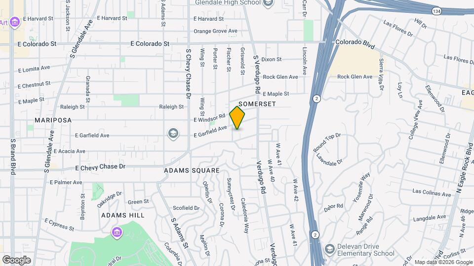 836 Fischer St, Unit D Map and Location Details