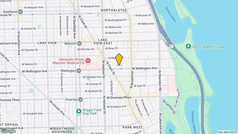 654 W Wellington Ave, Unit 300 Map and Location Details