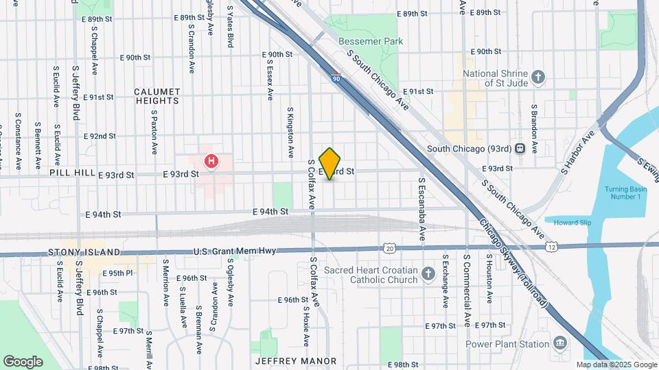 9320 S Saginaw Ave Map and Location Details