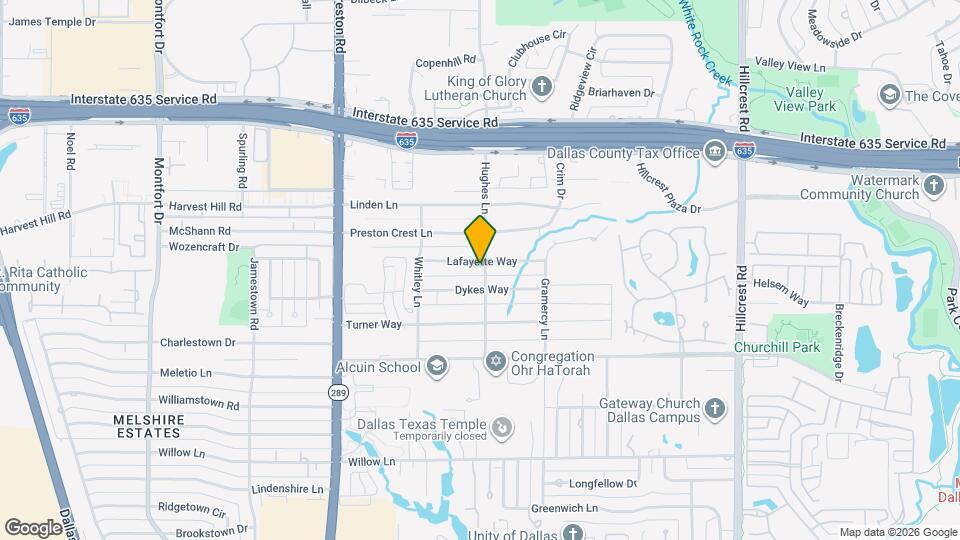 6262 Lafayette Way Map and Location Details